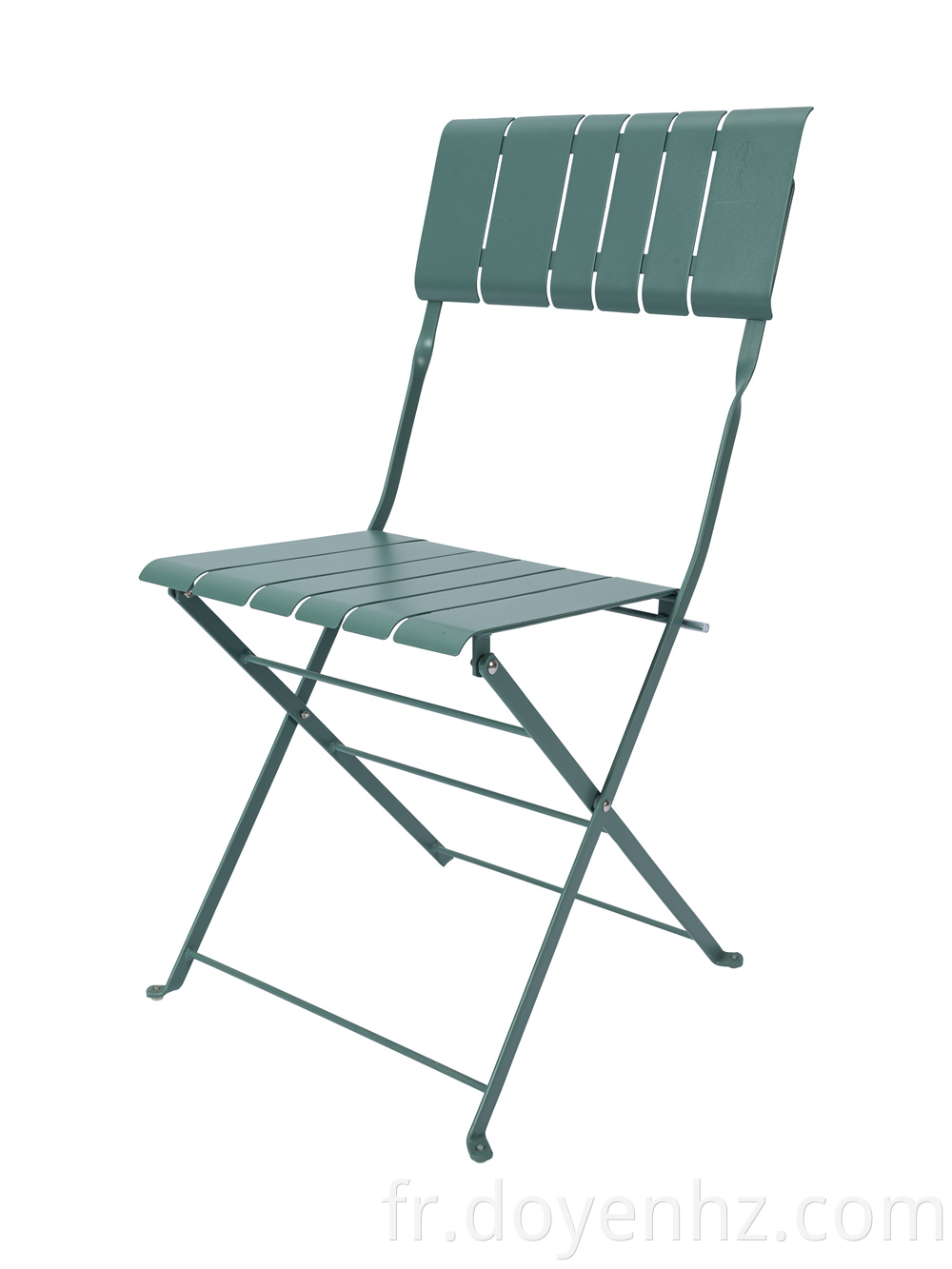 Outdoor Metal Folding Slatted Chair